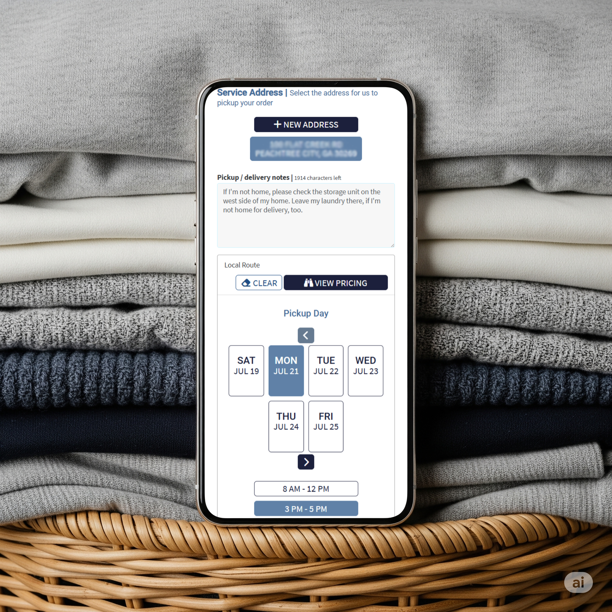 CP Pickup Drop Off Notes And Times